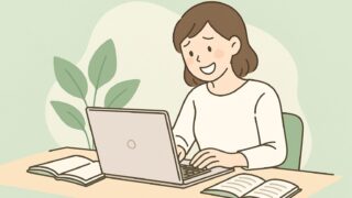 悩みながらパソコンを見る女性のイラストと「あなたの隠れ資産を見える化しよう！」というブログ用アイキャッチ画像